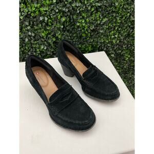 Unstructured by Clark Velvet Loafers Women’s Size 7
